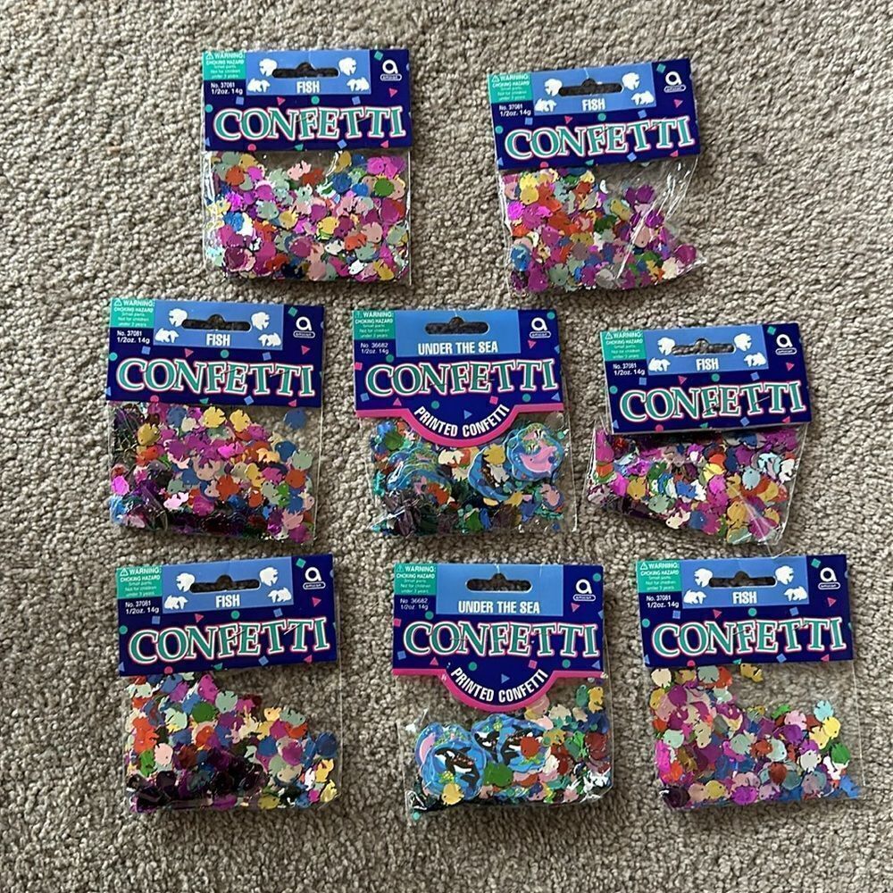 Amscan “Fish” and “Under the Sea” Confetti!
